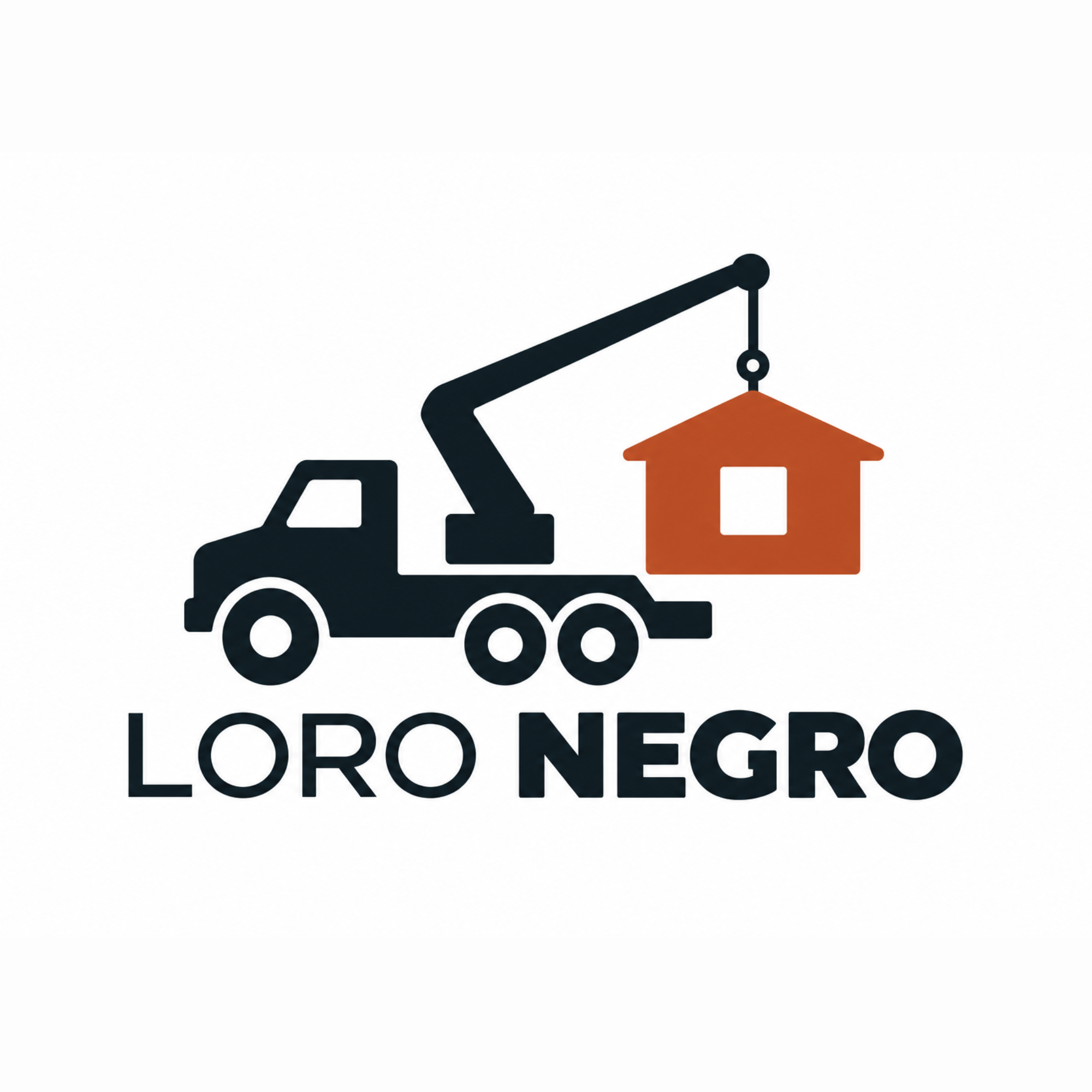 Detalle de la identidad visual de Loro Negro